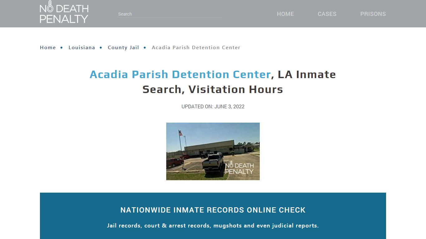 Acadia Parish Detention Center, LA Inmate Search ...